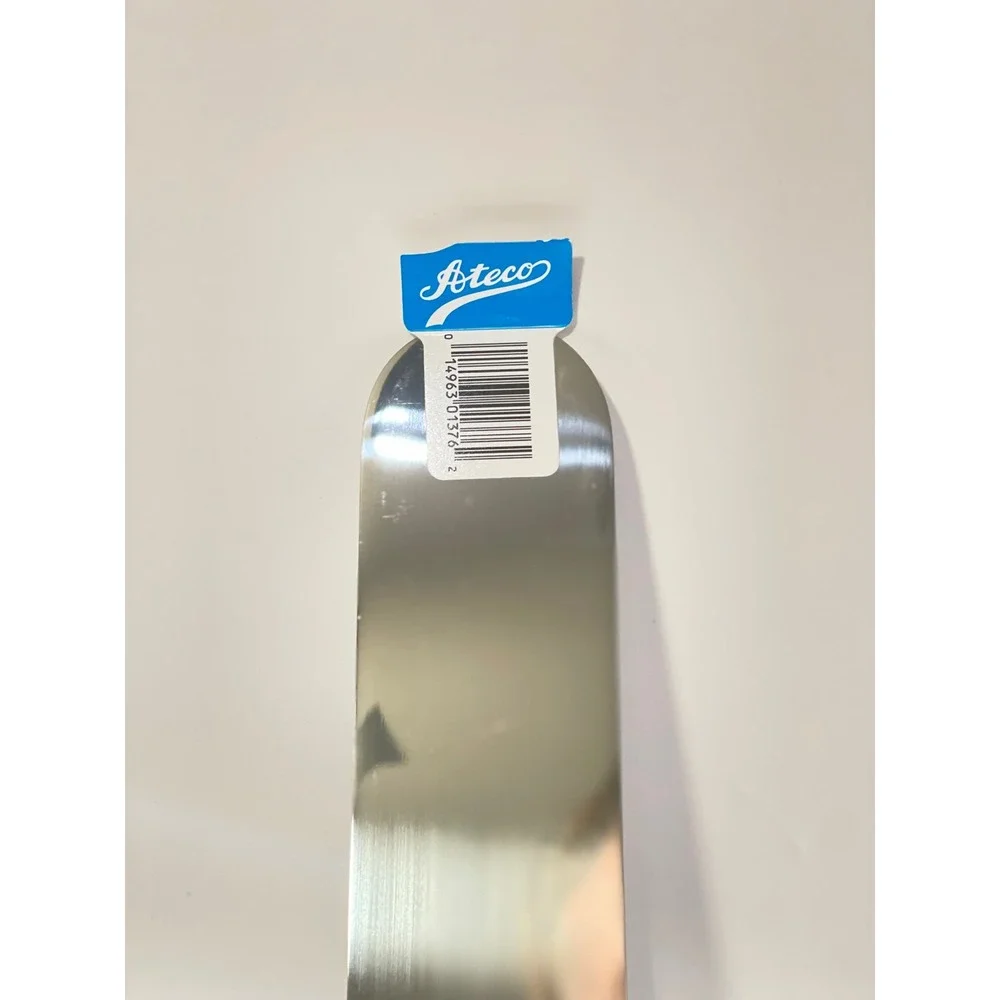 Ateco Straight Spatula 1376 Stainless Steel Wood Handle Cake Icing Tool Japan